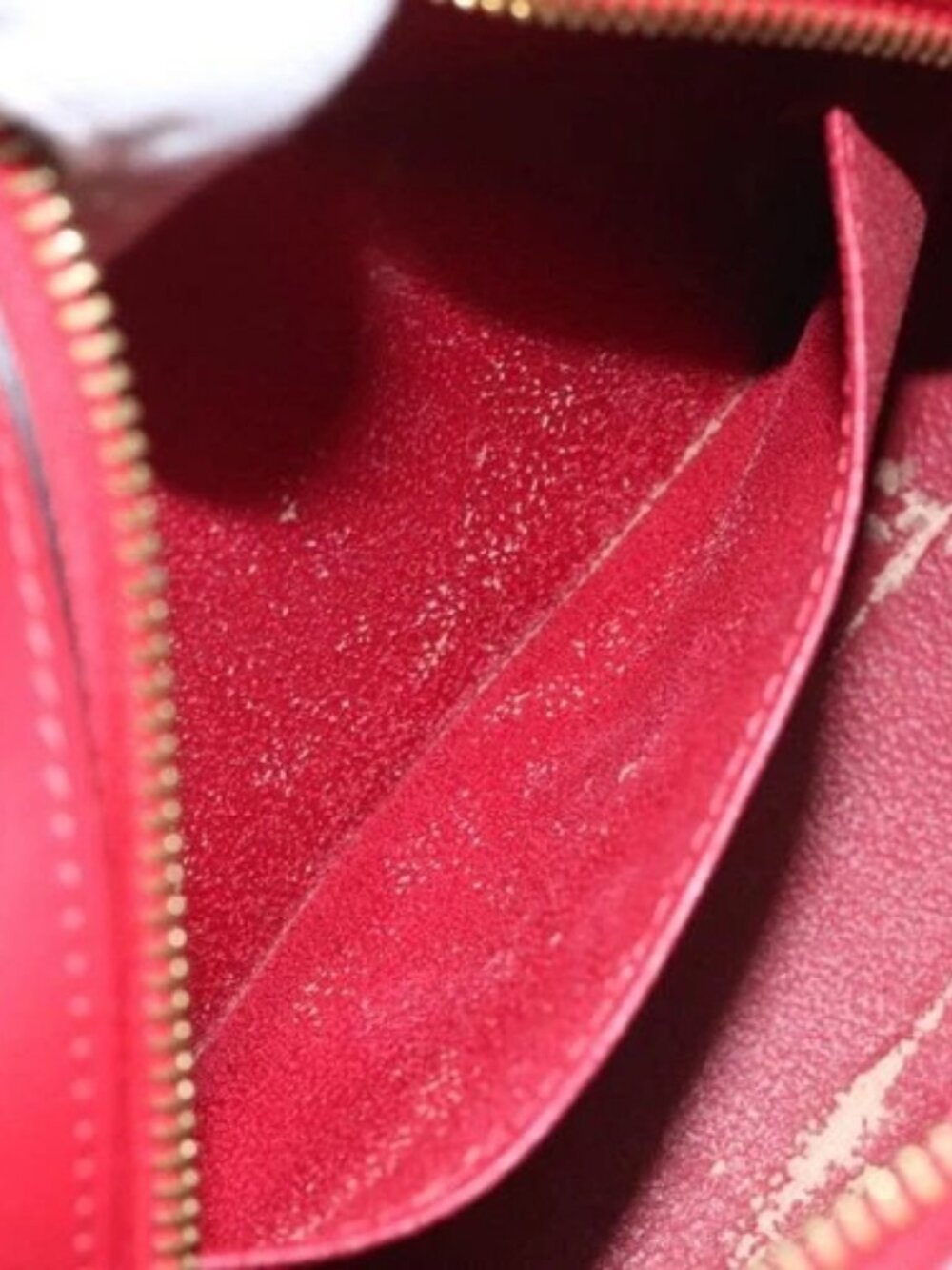 LOUIS VUITTON Epi Dauphine MM Pouch Red M48457 LV Auth th5640 - Picture 15 of 16